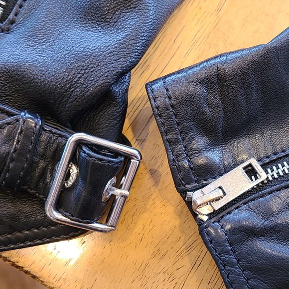 Diesel Racer Style Leather Jacket - Picture 2 of 7